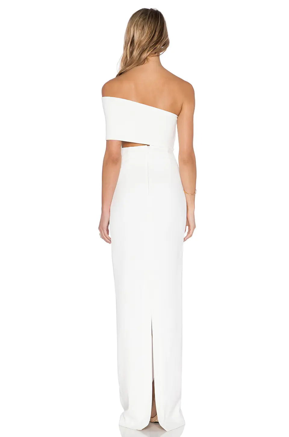 Lana one-shoulder Maxi Dress In White