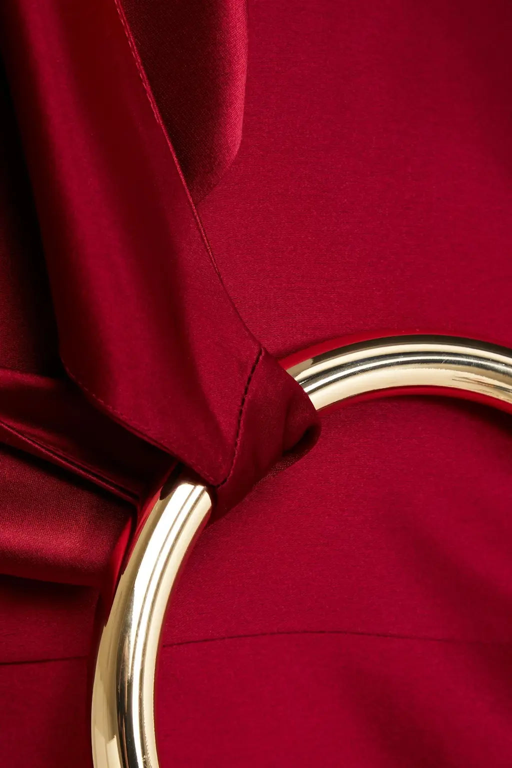 Edyth halterjurk van satijncrêpe