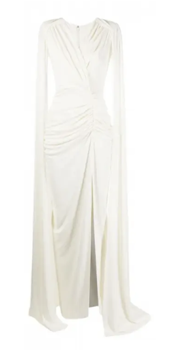 Draped Long Dress